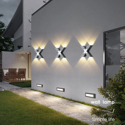 LED Wall Light | Waterproof X-Shape Design for Outdoor Spaces 1