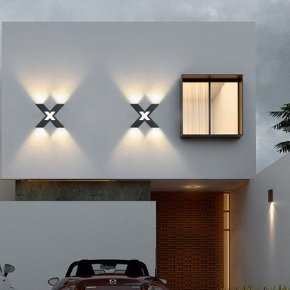 LED Wall Light | Waterproof X-Shape Design for Outdoor Spaces 7