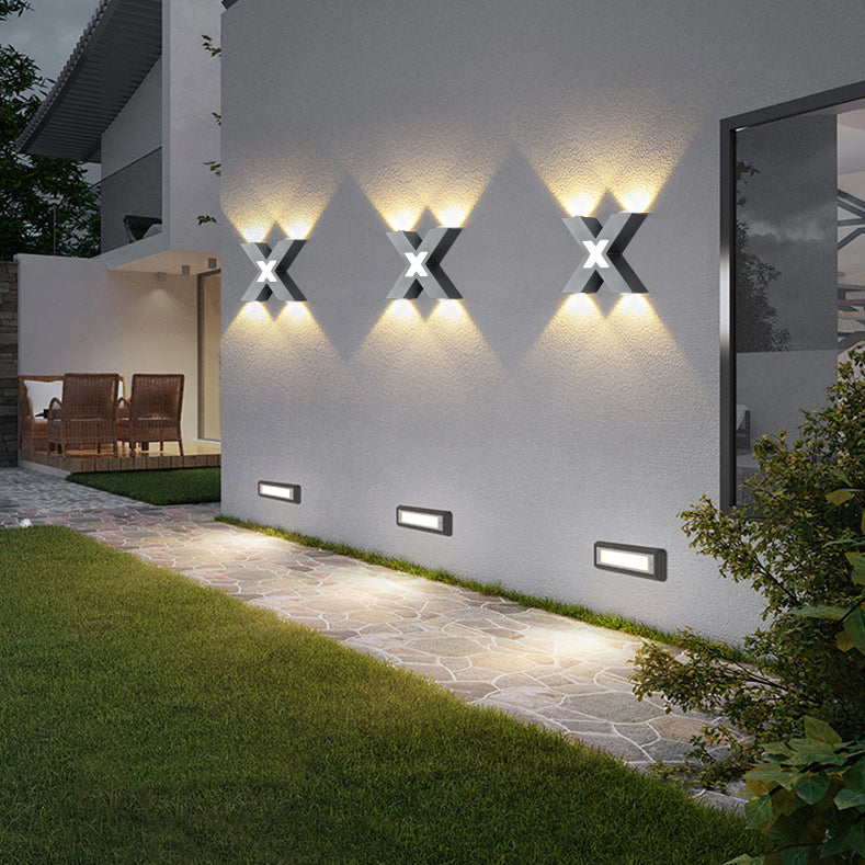 LED Wall Light | Waterproof X-Shape Design for Outdoor Spaces 8