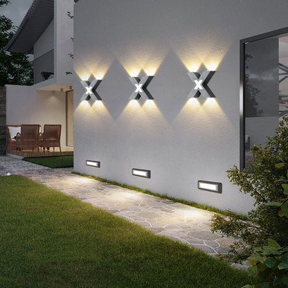 LED Wall Light | Waterproof X-Shape Design for Outdoor Spaces 8