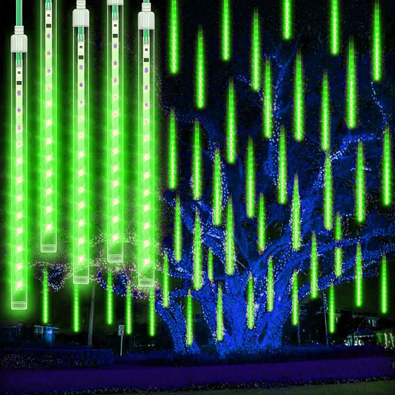 LED Water Drop Lighting | Enchanting Meteor Shower Effect 10