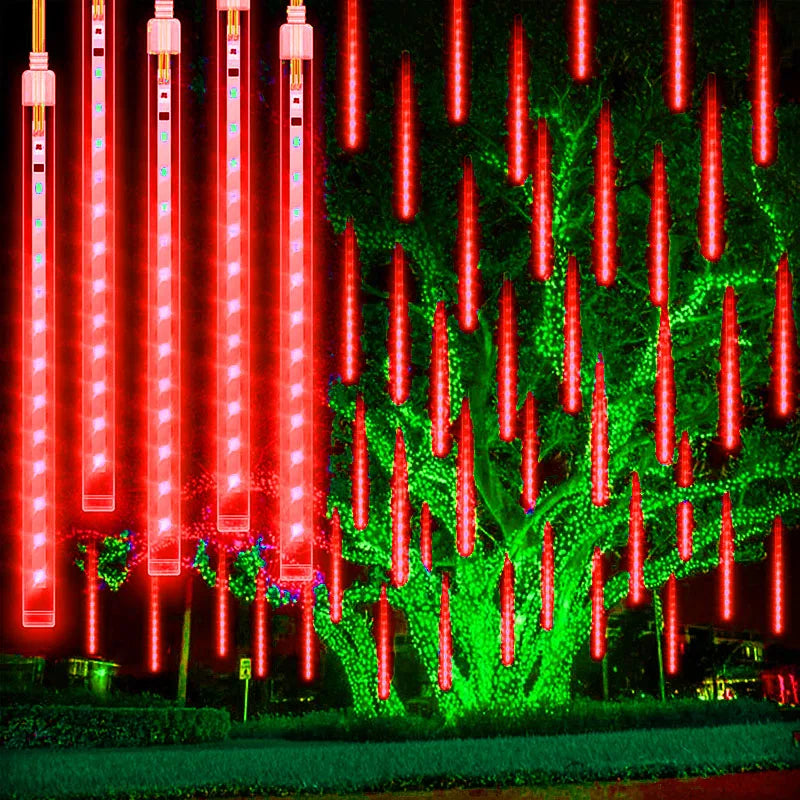 LED Water Drop Lighting | Enchanting Meteor Shower Effect 9