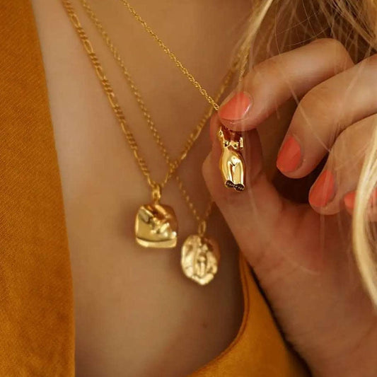 La Femme Necklace | Elegant 18K Plated Brass with Adjustable Length 0