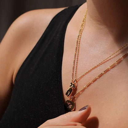 La Femme Necklace | Elegant 18K Plated Brass with Adjustable Length 3
