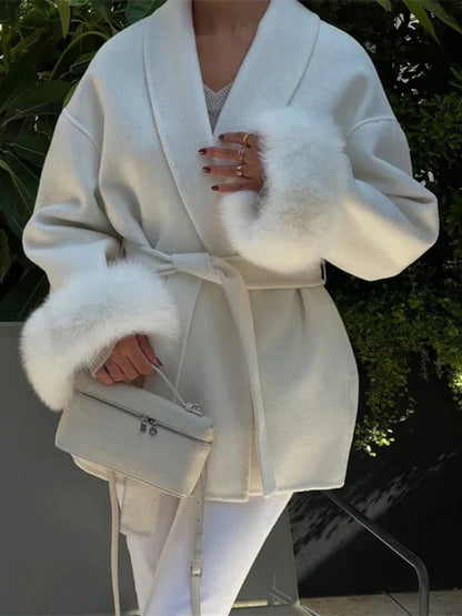 Lace-Up Women's Winter Coat | Stylish, Comfortable, and Warm Design 0