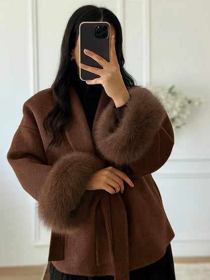 Lace-Up Women's Winter Coat | Stylish, Comfortable, and Warm Design 5