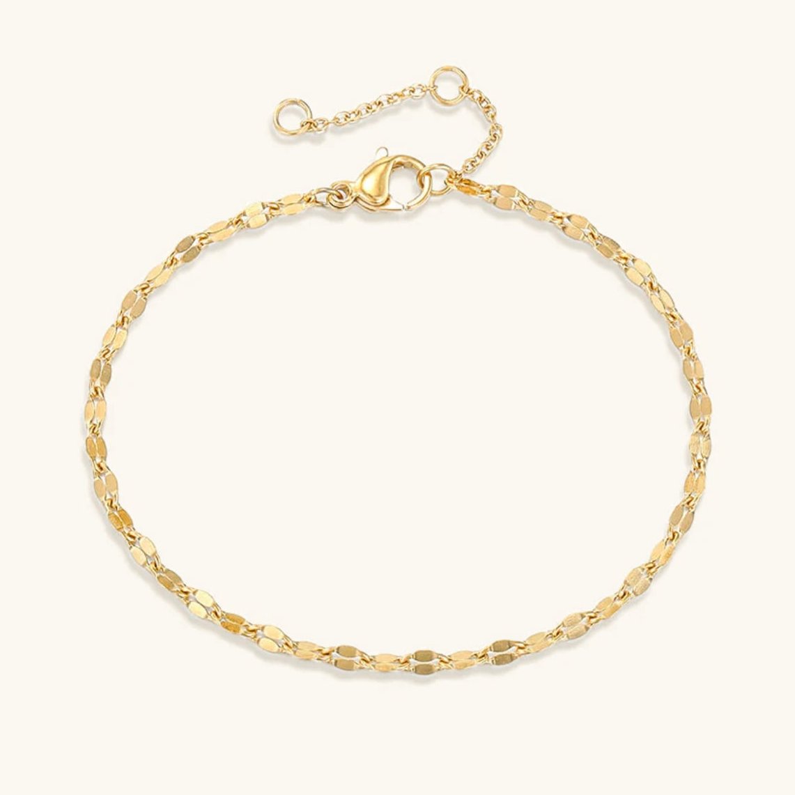 Lace Chain Bracelet | Durable Stainless Steel-Plated with Elegant Design 0