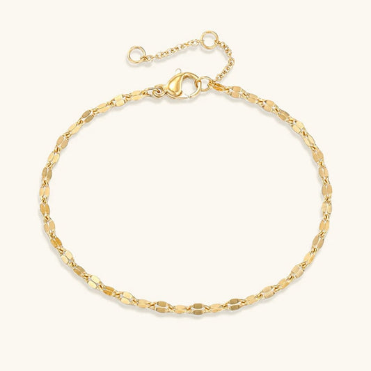 Lace Chain Bracelet | Durable Stainless Steel-Plated with Elegant Design 0
