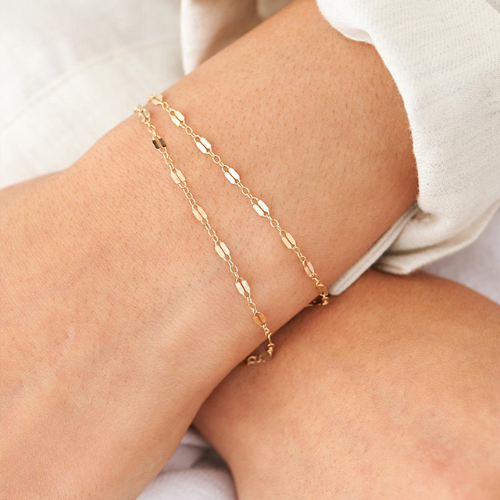 Lace Chain Bracelet | Durable Stainless Steel-Plated with Elegant Design 2