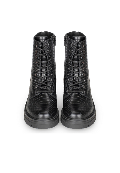 Lace Up Shoes | Stylish Python Print with All-Day Comfort 2