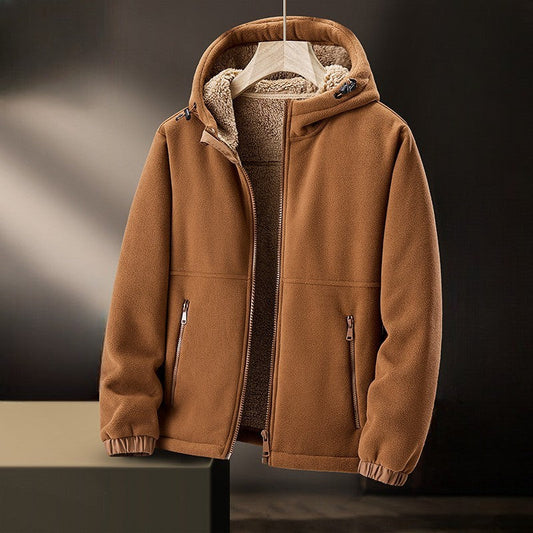 Lambswool Jacket | Ultimate Warmth with Soft Lining and Adjustable Hood 0