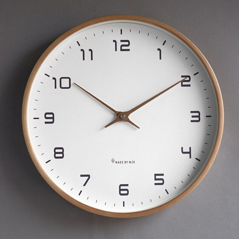 Large Modern Wall Clock | Scandinavian Design for Kitchen Decor 0