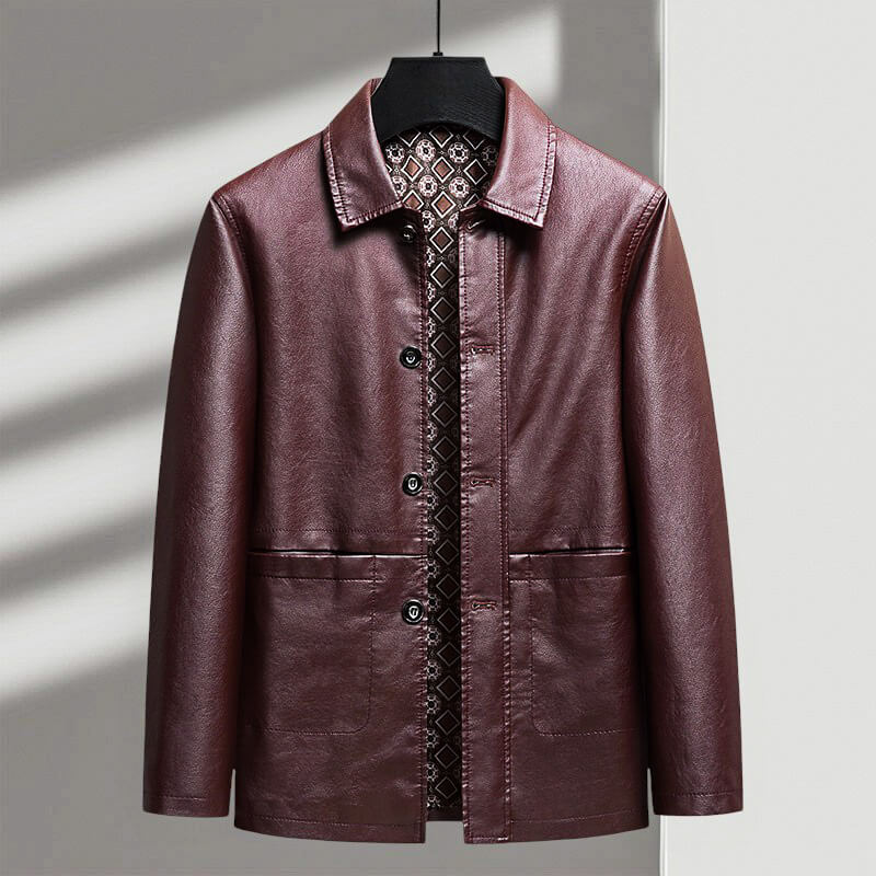 Leather Jacket | Eco-Friendly Italian Leather with Tailored Fit 0