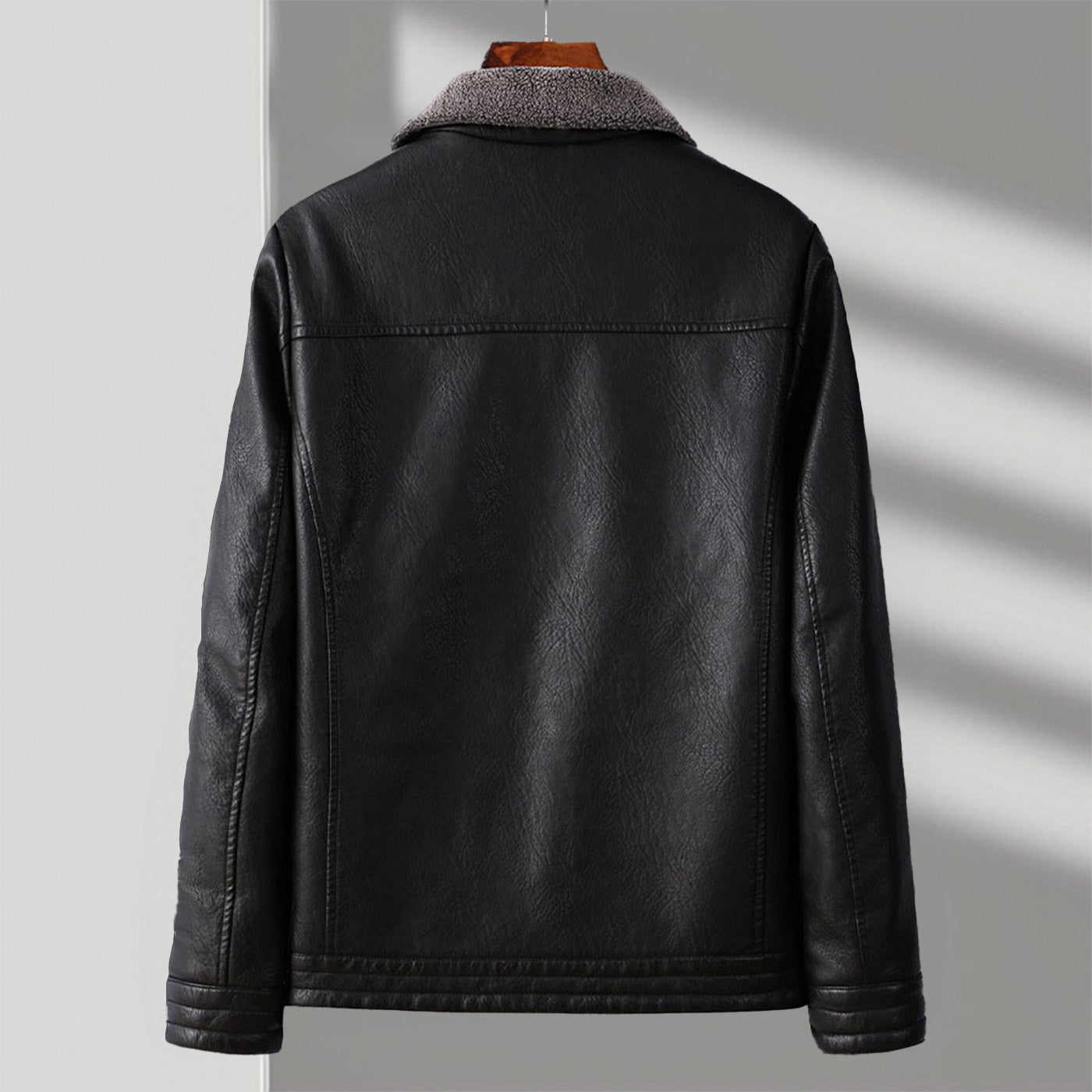 Leather Jacket | Eco-Leather with Velvet Interior for Comfort 3