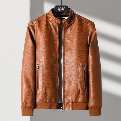 Leather Jacket | High-Grade Italian Eco-Leather with Textured Finish 0