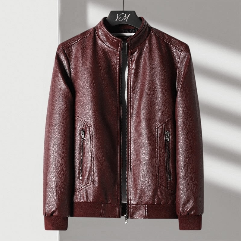 Leather Jacket | High-Grade Italian Eco-Leather with Textured Finish 1