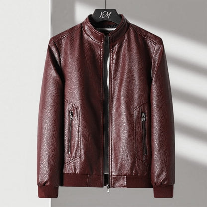 Leather Jacket | High-Grade Italian Eco-Leather with Textured Finish 1