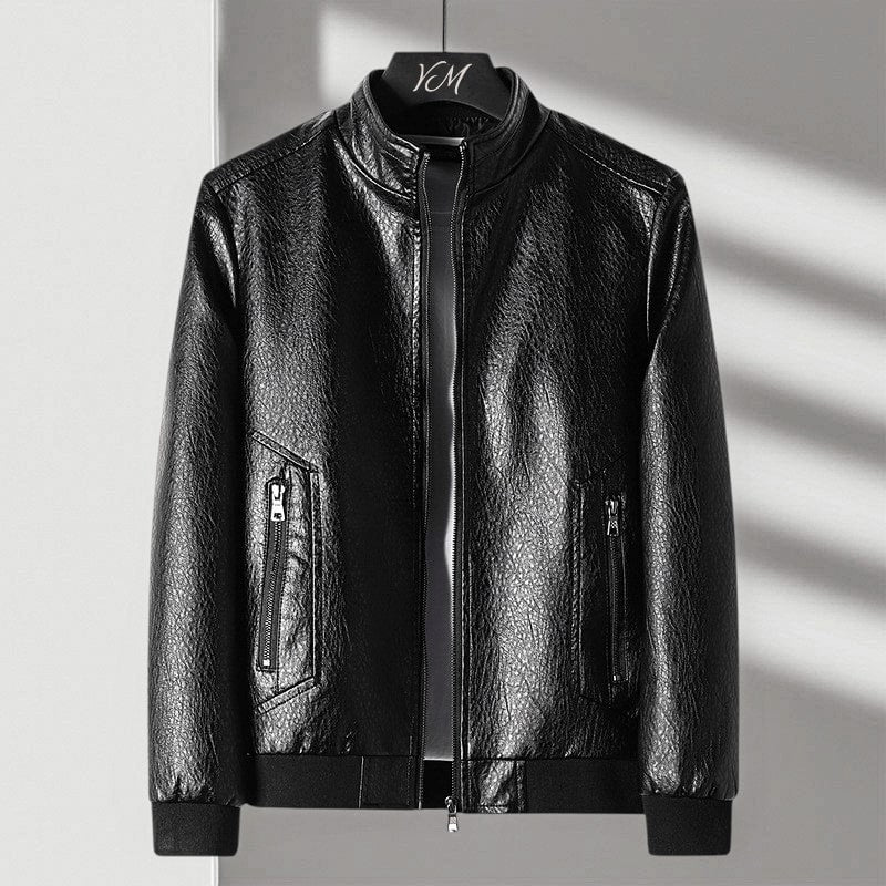 Leather Jacket | High-Grade Italian Eco-Leather with Textured Finish 2
