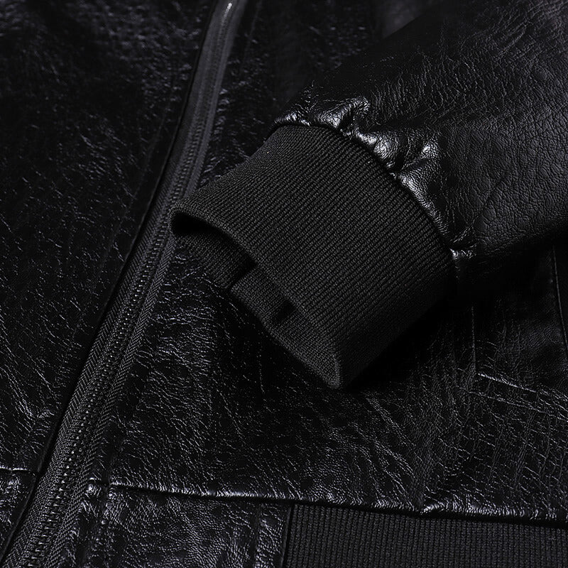 Leather Jacket | High-Grade Italian Eco-Leather with Textured Finish 6