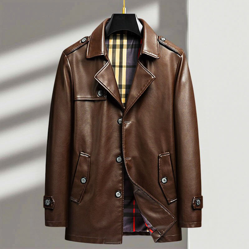 Leather Jacket | Italian Eco-Leather with Structured Silhouette 0