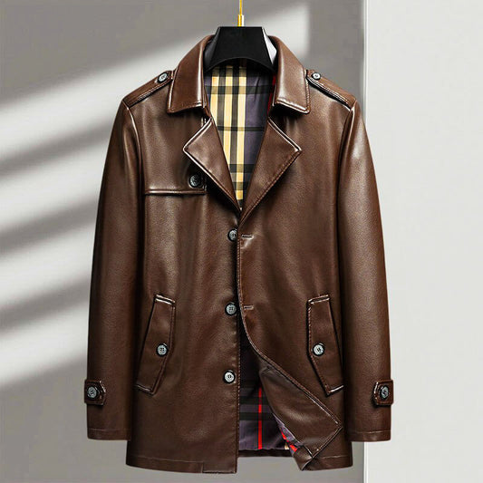 Leather Jacket | Italian Eco-Leather with Structured Silhouette 0