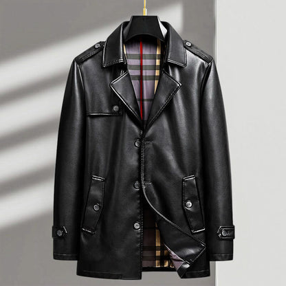 Leather Jacket | Italian Eco-Leather with Structured Silhouette 1