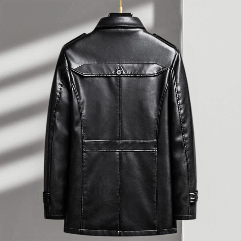 Leather Jacket | Italian Eco-Leather with Structured Silhouette 2