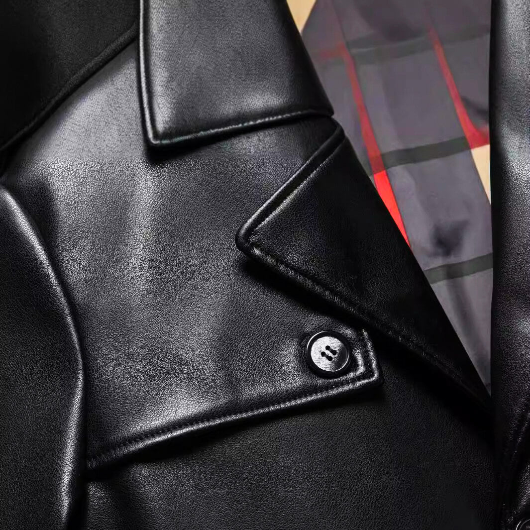 Leather Jacket | Italian Eco-Leather with Structured Silhouette 3