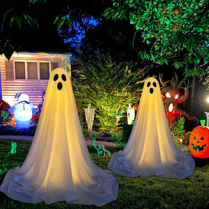 Lighted Halloween Ghost Decoration | 83-Inch Indoor Outdoor Display 2