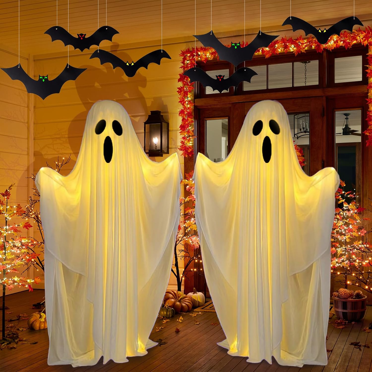 Lighted Halloween Ghost Decoration | 83-Inch Indoor Outdoor Display 3