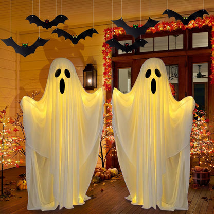 Lighted Halloween Ghost Decoration | 83-Inch Indoor Outdoor Display 3