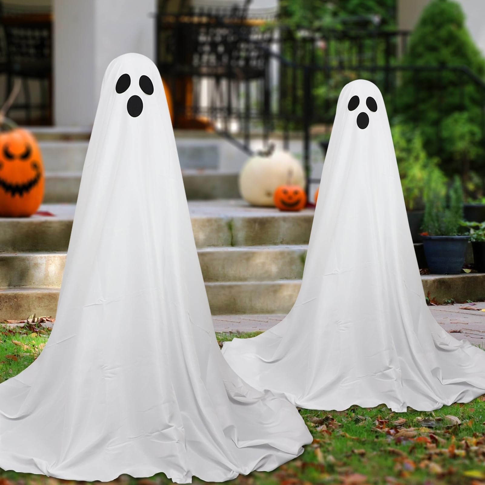 Lighted Halloween Ghost Decoration | 83-Inch Indoor Outdoor Display 4