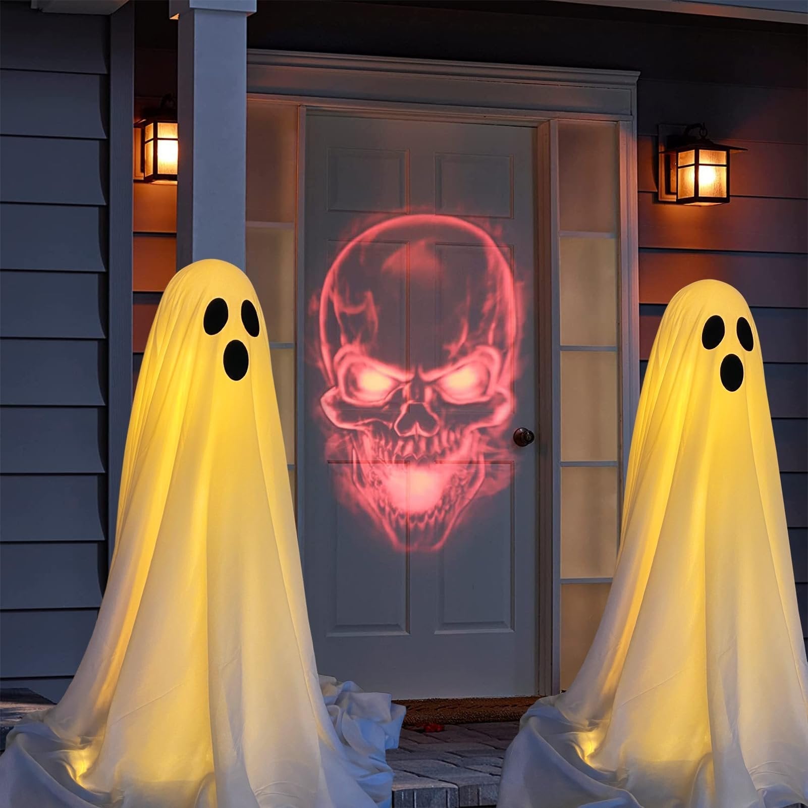 Lighted Halloween Ghost Decoration | 83-Inch Indoor Outdoor Display 5