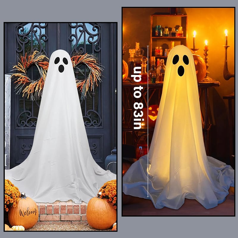 Lighted Halloween Ghost Decoration | 83-Inch Indoor Outdoor Display 7