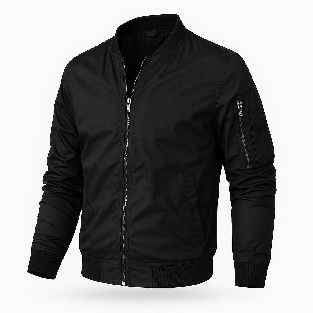 Lightweight Bomber Jacket | Stylish Classic Design for Transitional Weather 0