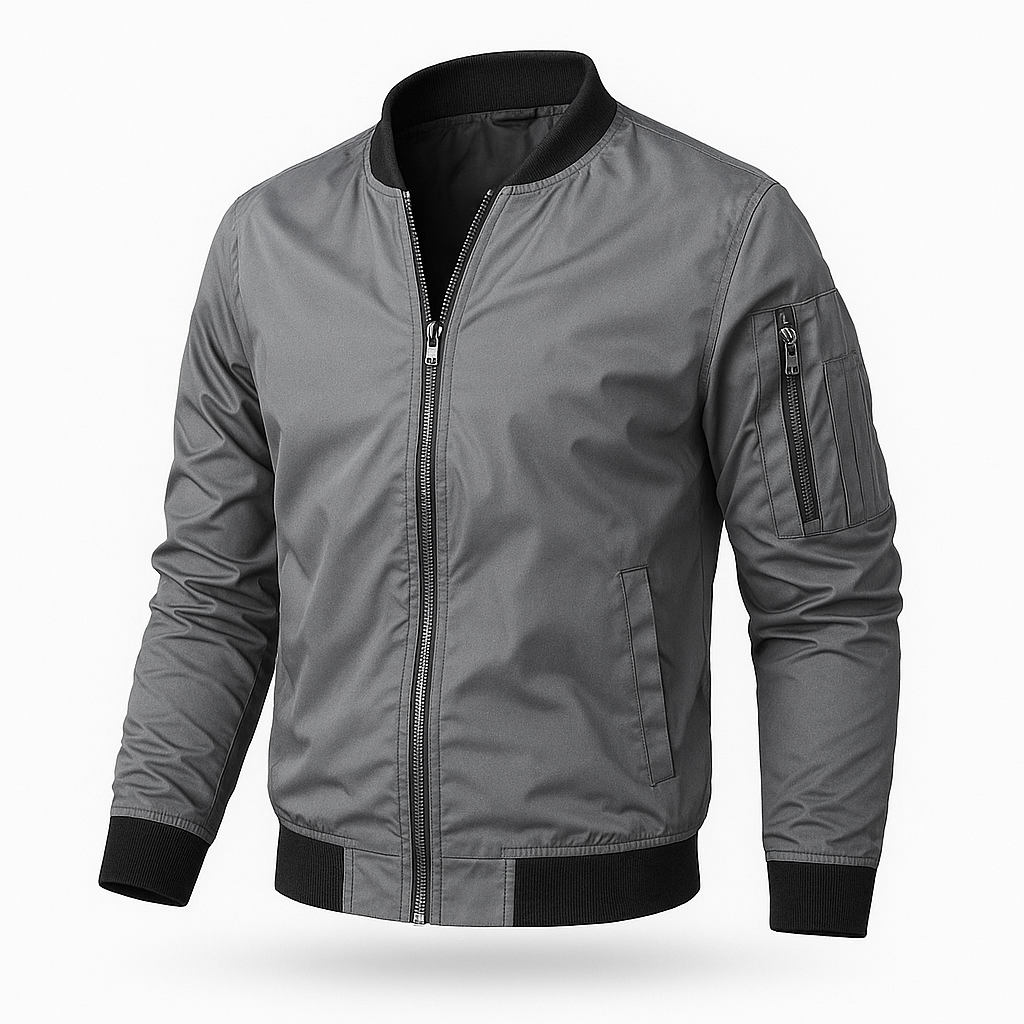 Lightweight Bomber Jacket | Stylish Classic Design for Transitional Weather 3