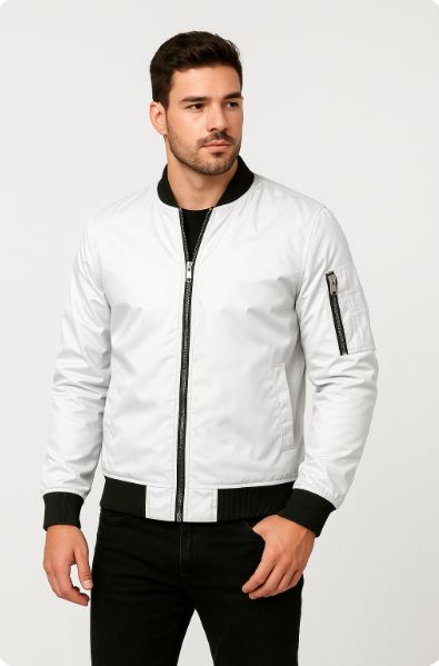 Lightweight Bomber Jacket | Stylish Classic Design for Transitional Weather 6