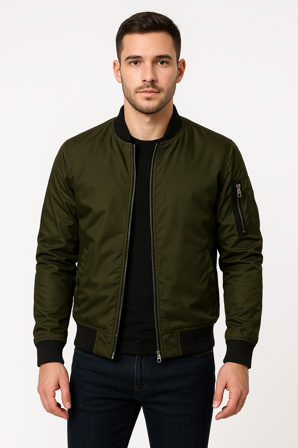 Lightweight Bomber Jacket | Stylish Classic Design for Transitional Weather 8