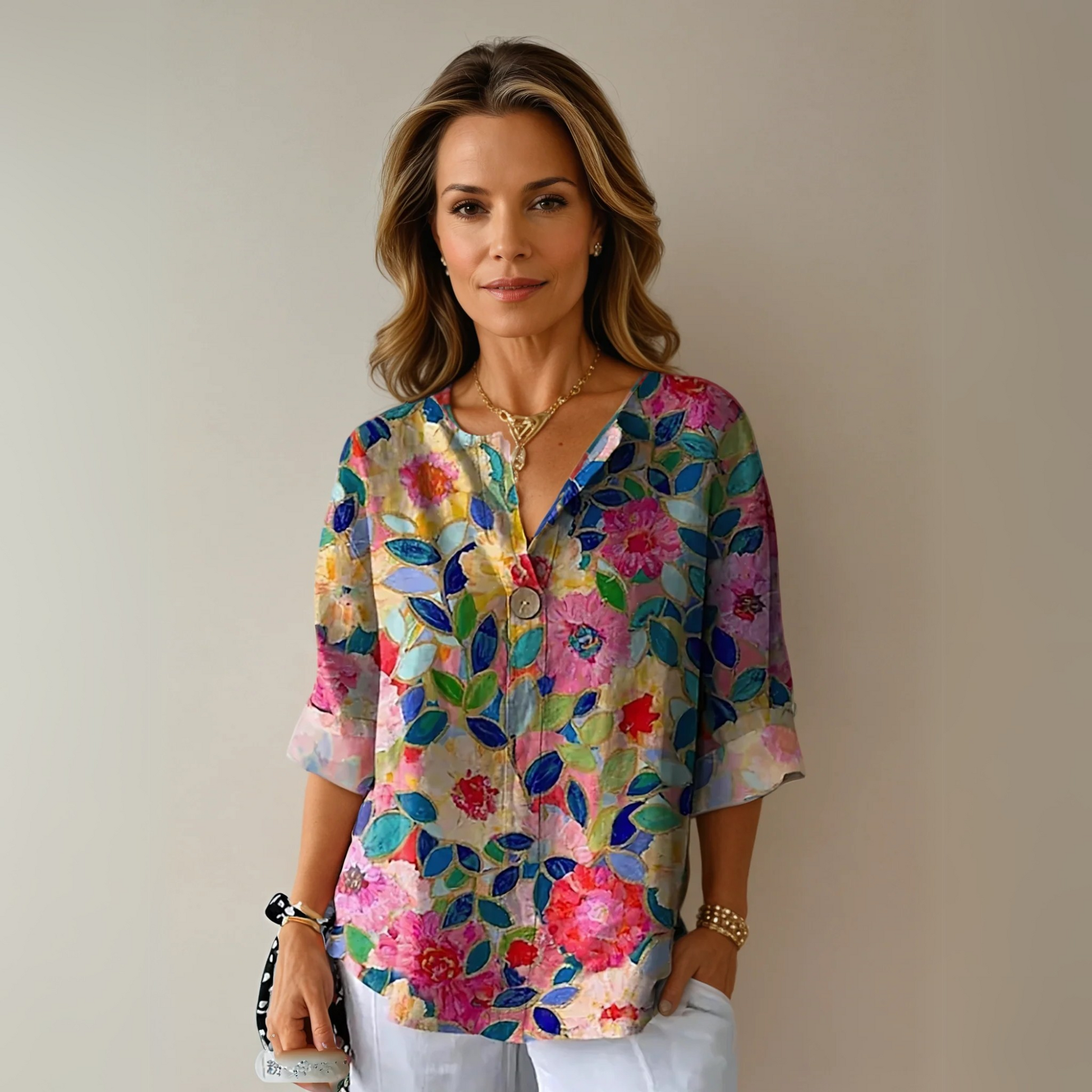 Lightweight Floral Blouse | Breathable Summer Comfort 0