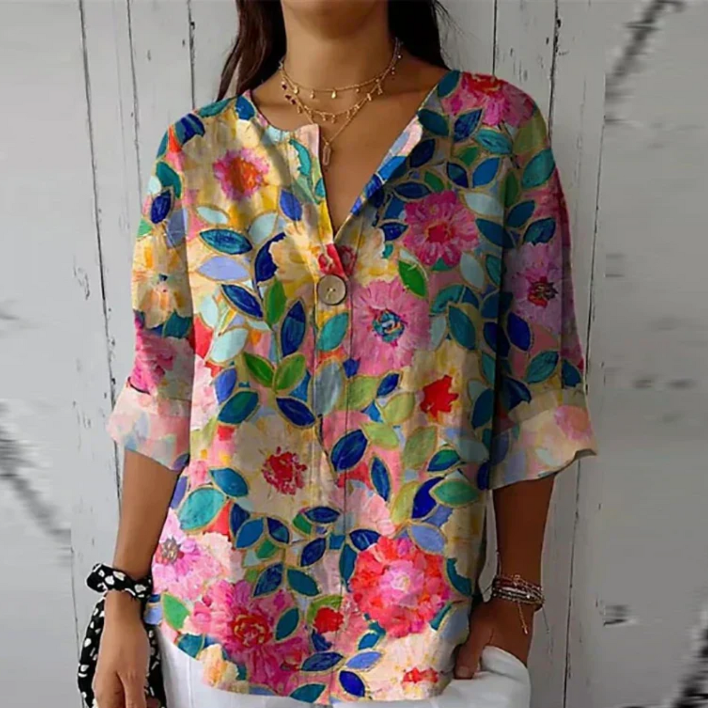 Lightweight Floral Blouse | Breathable Summer Comfort 4