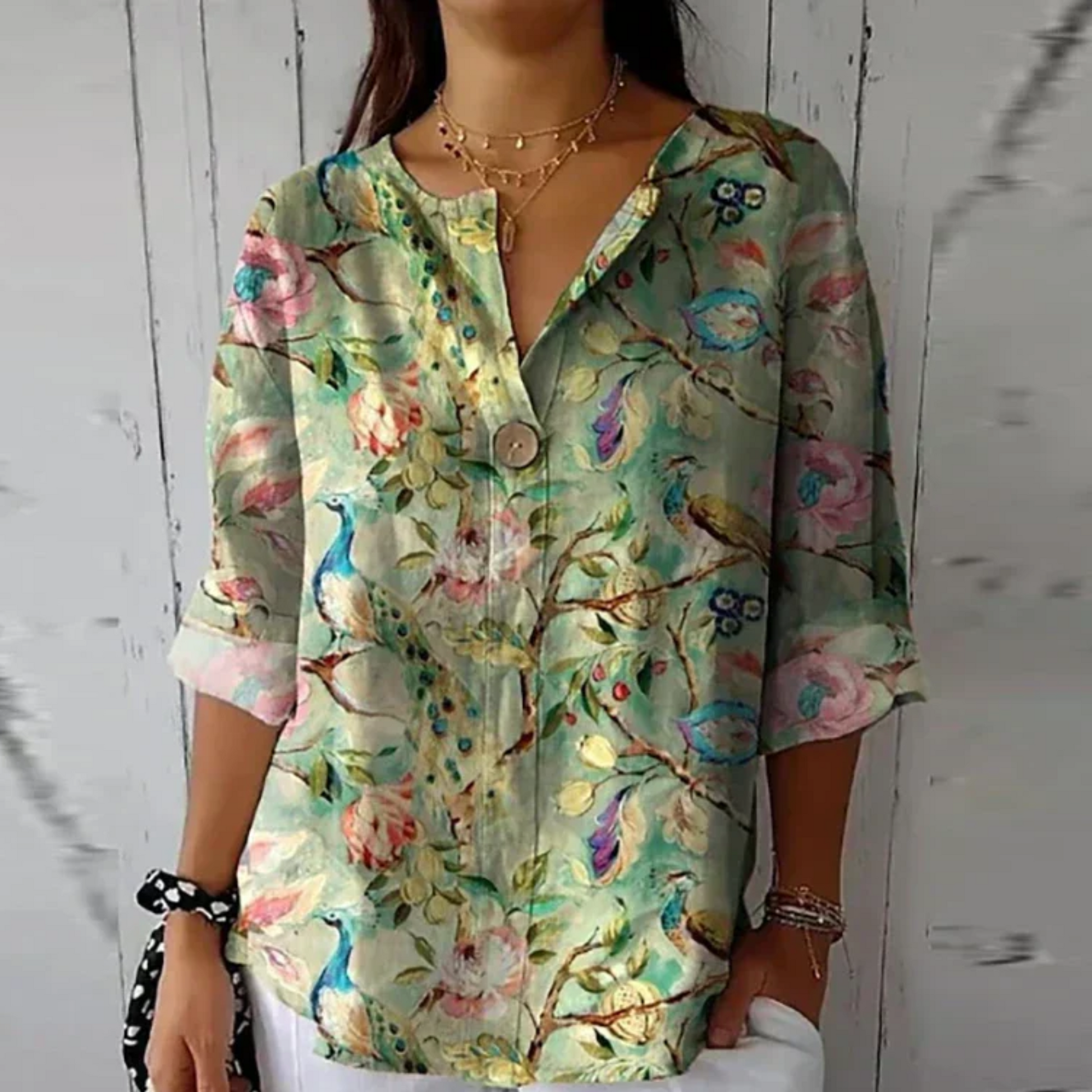 Lightweight Floral Blouse | Breathable Summer Comfort 6