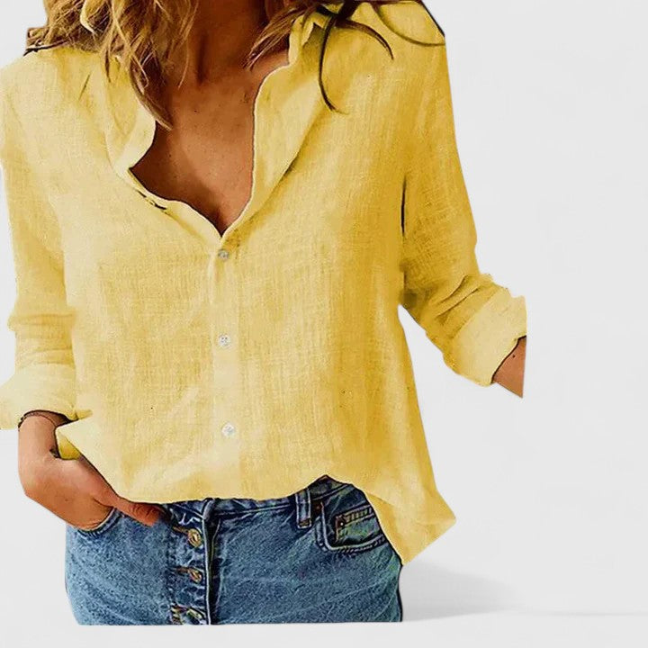 Lightweight Linen Button-Down Shirt | Effortless Everyday Style 5