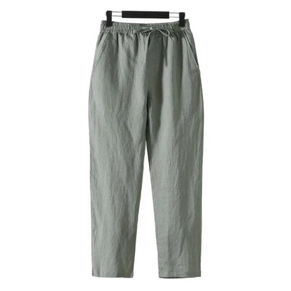 Lightweight Summer Pants | Breathable Fabric with Elastic Waist for Women 3