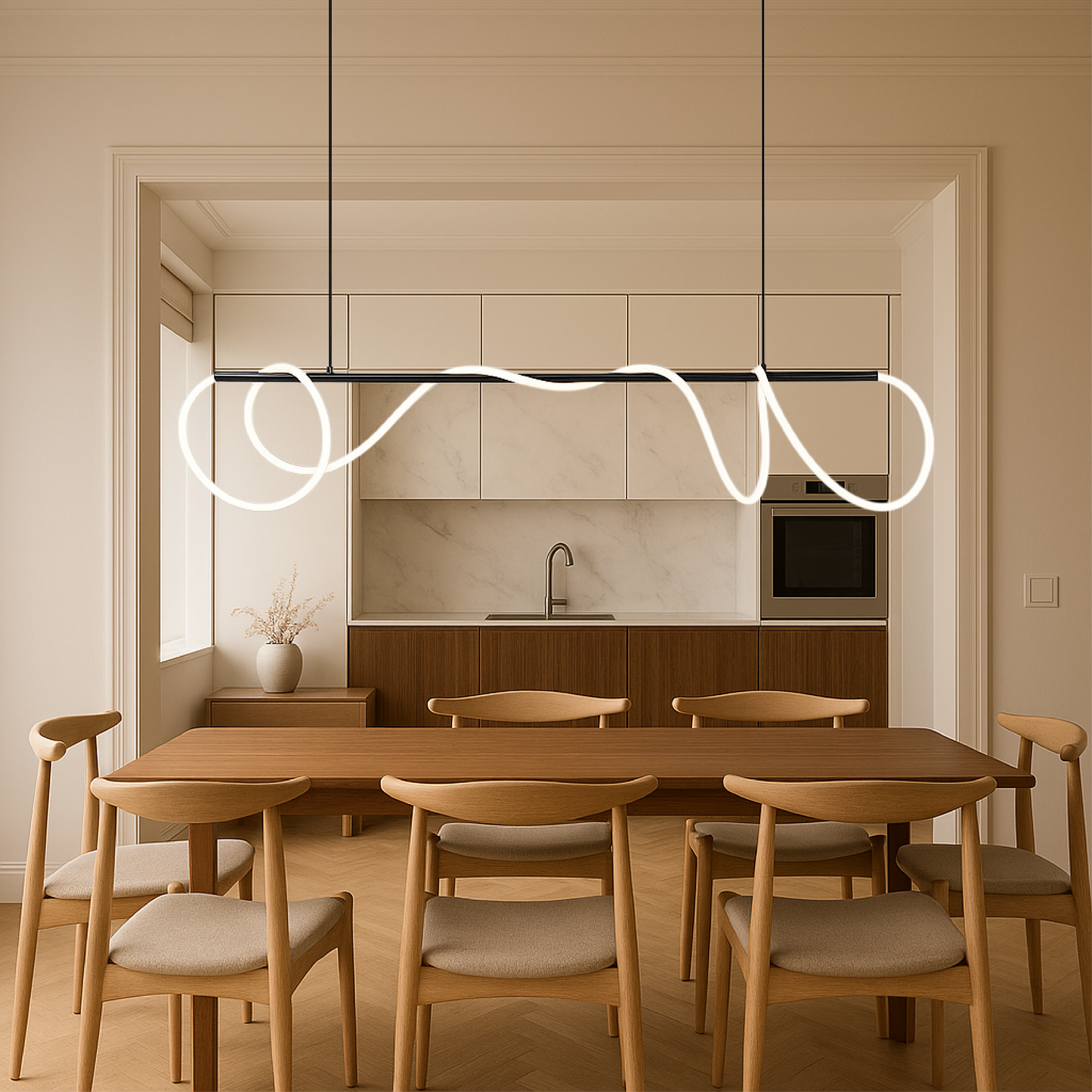 Linear Pendant Lighting | Modern Design for Kitchen Island and Dining 0