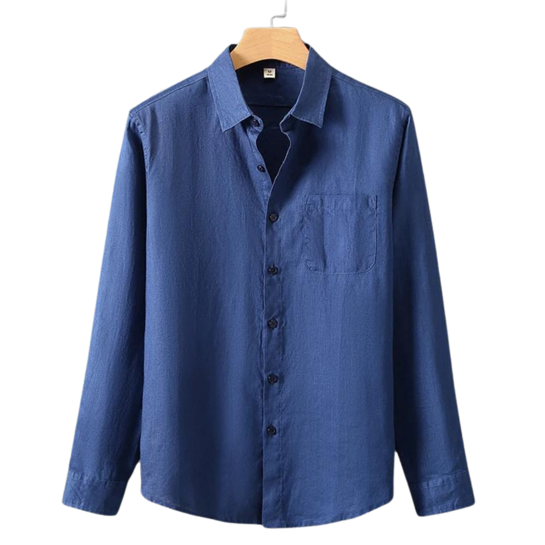 Linen Shirt | Lightweight Breathable Fabric with Classic Button Down Design 2