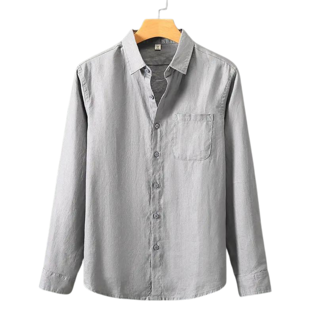 Linen Shirt | Lightweight Breathable Fabric with Classic Button Down Design 5