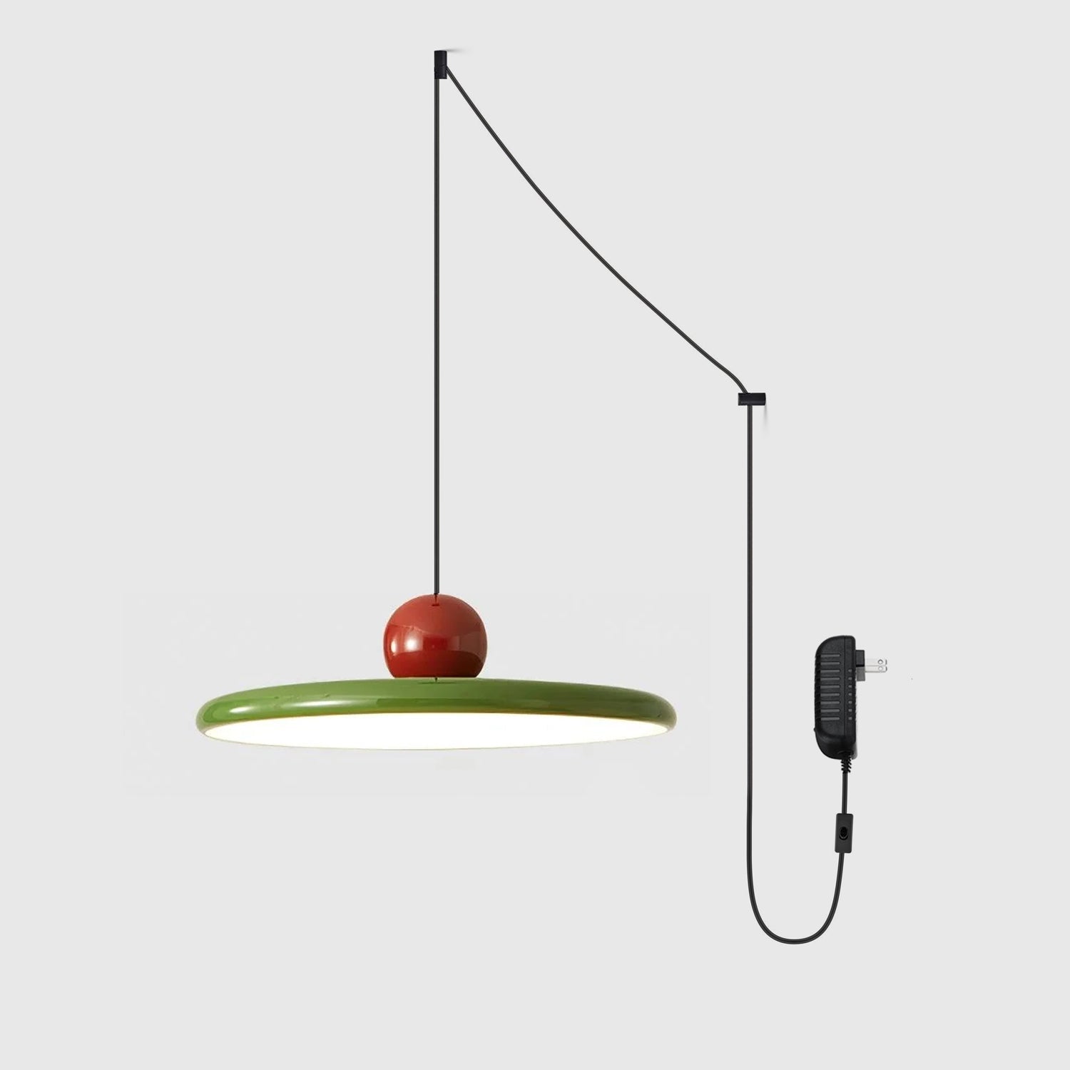 Lola Pendant Swag Light | Elegant Minimalist Design with Integrated LED 10