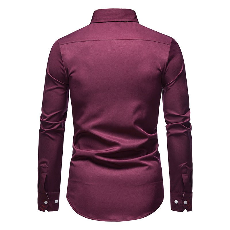 Long Sleeve Paisley Shirt | Bold Pattern for Smart-Casual Style 6