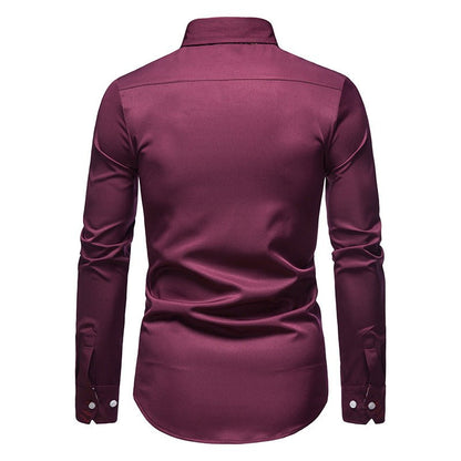 Long Sleeve Paisley Shirt | Bold Pattern for Smart-Casual Style 6