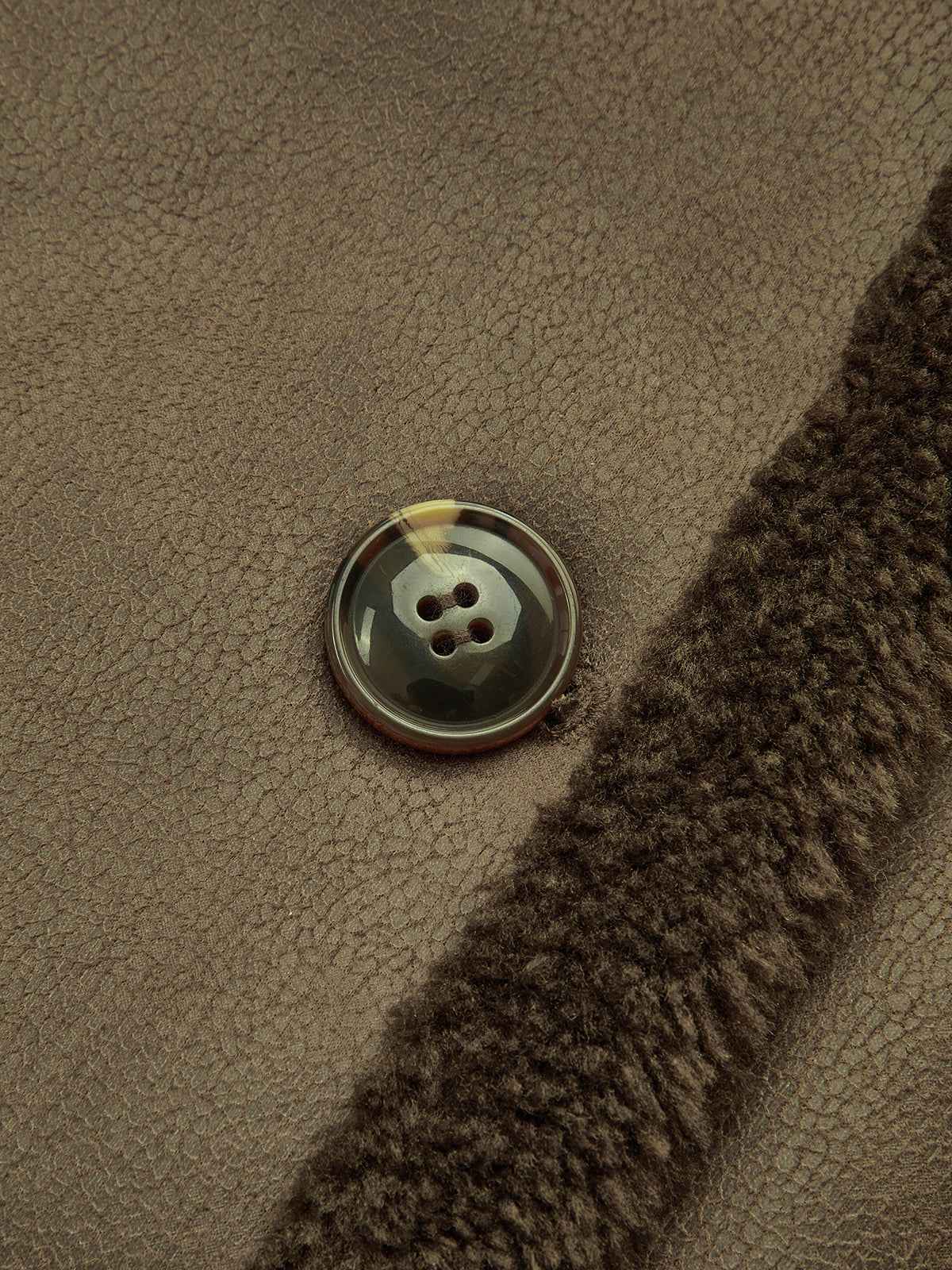 Longline Trench Coat | Fleece-Lined Faux Leather for Cold Weather 8